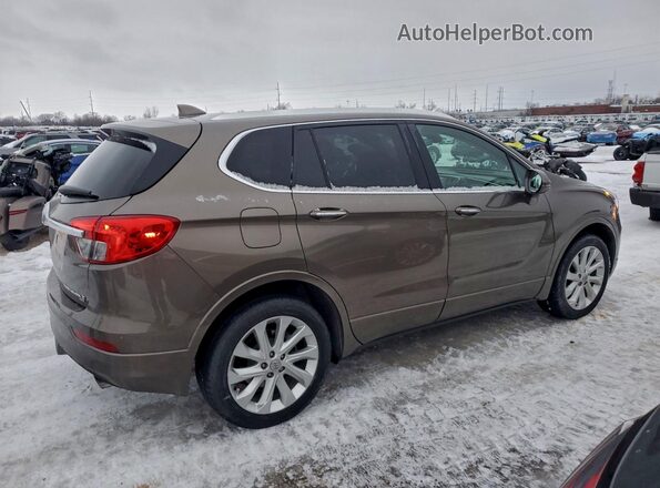 LRBFX3SX0JD010196 2018 BUICK ENVISION Коричневый Задняя правая четверть
