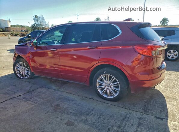 LRBFXASA8HD039410 2017 BUICK ENVISION Maroon Trasero izquierdo