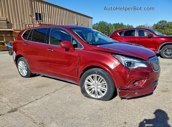 LRBFXASA8HD039410 2017 BUICK ENVISION Maroon Delantero derecho