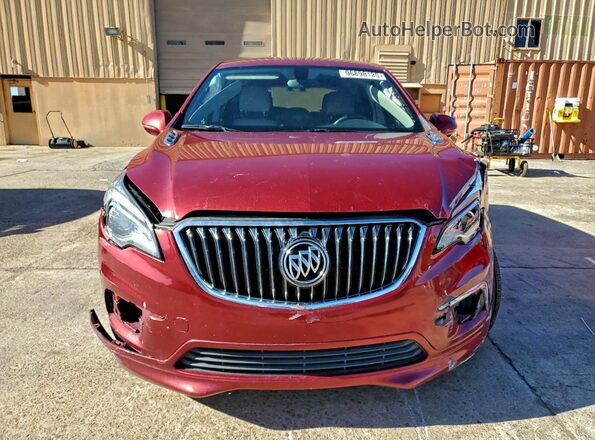 LRBFXASA8HD039410 2017 BUICK ENVISION Maroon Vista frontal