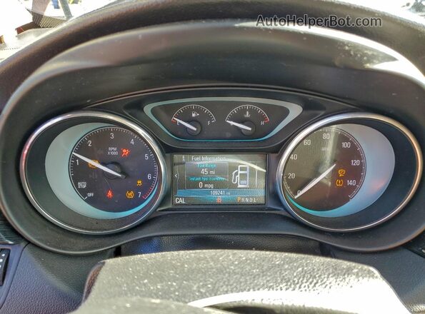 LRBFXASA8HD039410 2017 BUICK ENVISION Maroon Vista del cuadro de instrumentos