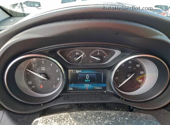 LRBFXBSA0KD119474 2019 BUICK ENVISION Silver Vista del cuadro de instrumentos