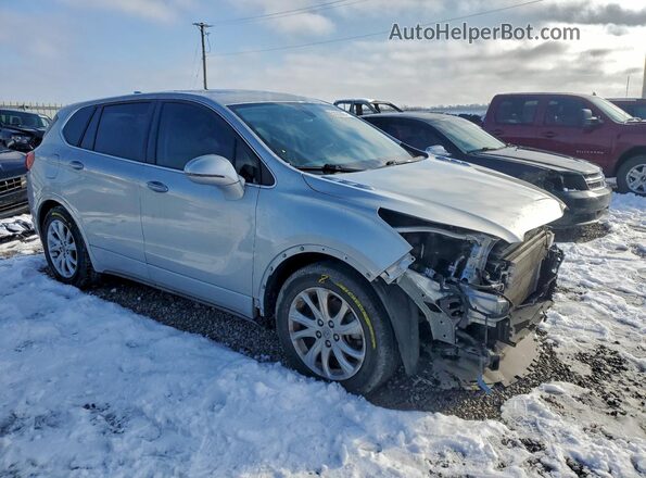 LRBFXBSA0KD119474 2019 BUICK ENVISION Silver Delantero derecho