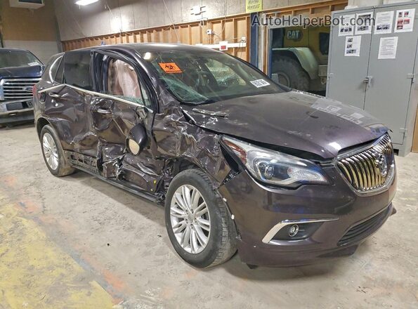 LRBFXBSA6JD059053 2018 BUICK ENVISION Фиолетовый Передняя правая четверть