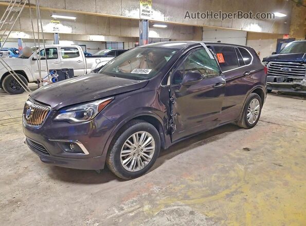 LRBFXBSA6JD059053 2018 BUICK ENVISION Фиолетовый Передняя левая четверть