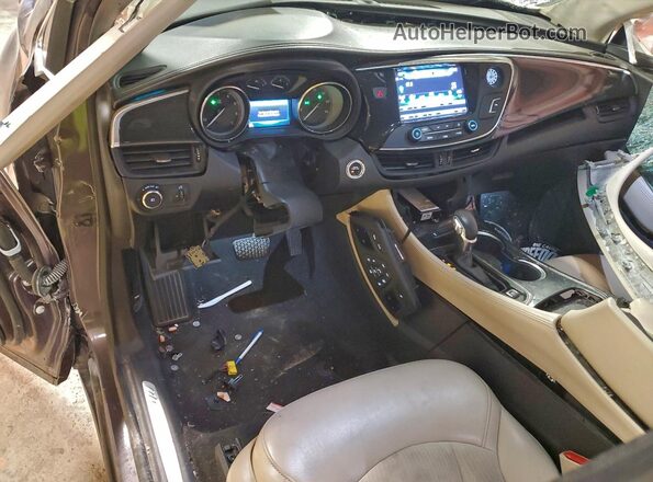 LRBFXBSA6JD059053 2018 BUICK ENVISION Фиолетовый Вид панели приборов