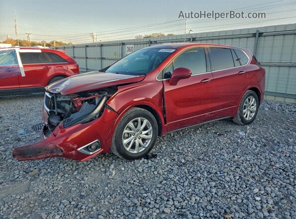 LRBFXBSA9LD035297 2020 BUICK ENVISION Red Vista tres cuartos delantera izquierda