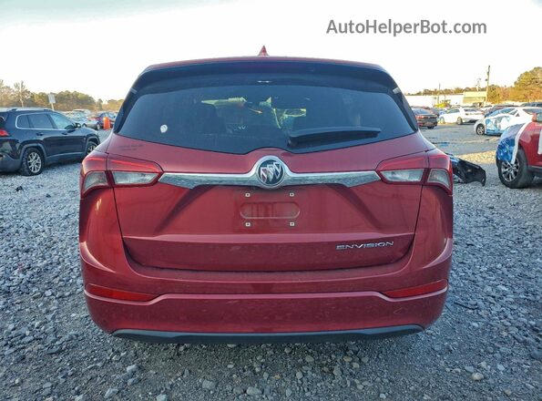 LRBFXBSA9LD035297 2020 BUICK ENVISION Red Vista trasera