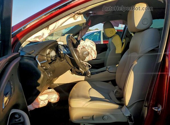 LRBFXBSA9LD035297 2020 BUICK ENVISION Red Vista interior delantera