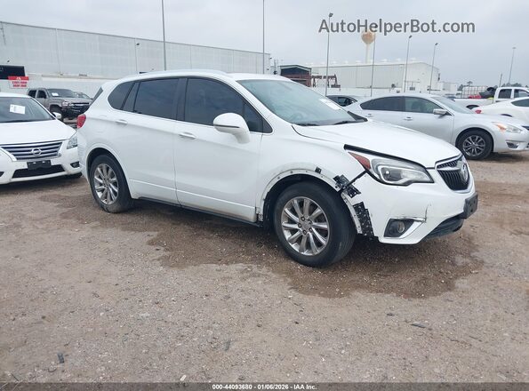 LRBFXCSAXKD003740 2019 BUICK ENVISION Белый Передняя правая четверть
