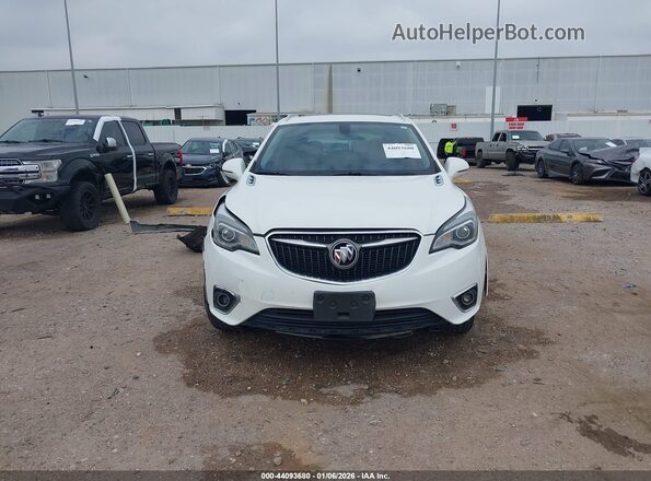 LRBFXCSAXKD003740 2019 BUICK ENVISION Белый Вид задней части салона
