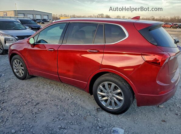 LRBFXCSAXKD146882 2019 BUICK ENVISION Red Trasero izquierdo