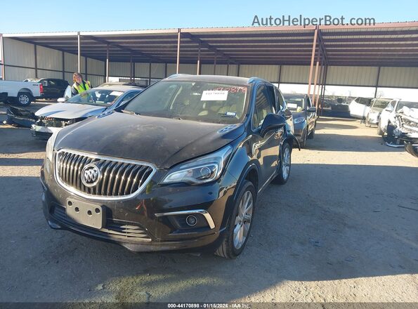 LRBFXESX8GD159699 2016 BUICK ENVISION Черный Передняя левая четверть