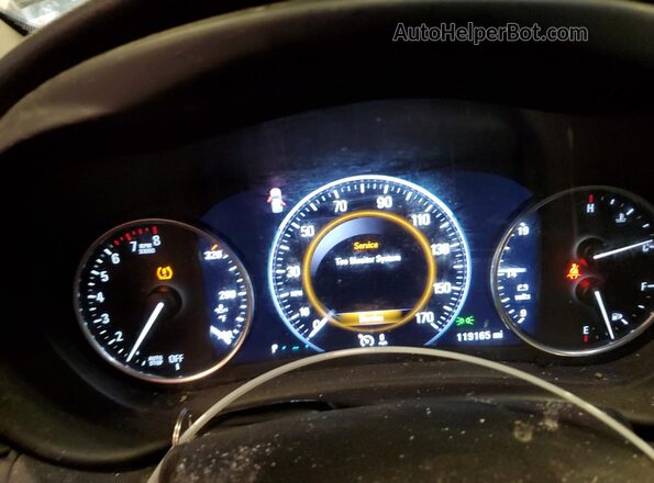 LRBFXESX9GD170033 2016 BUICK ENVISION Black Սարքավորումների վահանակի տեսք