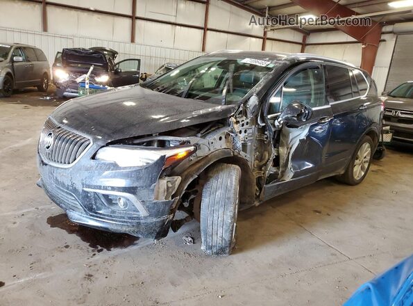 LRBFXESX9GD170033 2016 BUICK ENVISION Black Առջևի ձախ երեք քառորդ տեսարան