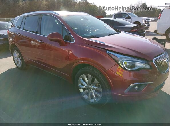LRBFXFSX4GD188543 2016 BUICK ENVISION Red Передня права чверть