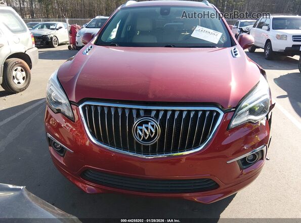 LRBFXFSX4GD188543 2016 BUICK ENVISION Red Вид щитка приладів