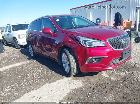 LRBFXFSX4HD072244 2017 BUICK ENVISION Red Front right