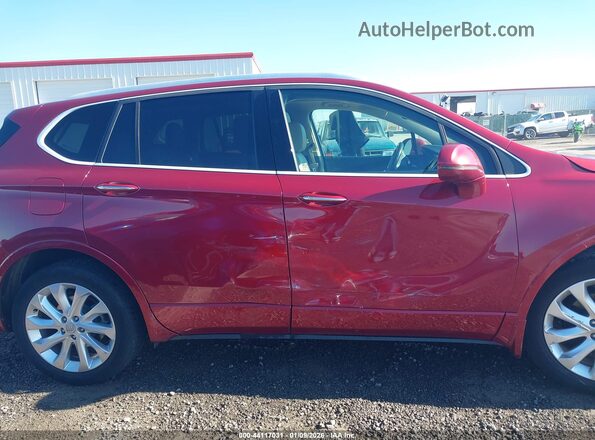 LRBFXFSX4HD072244 2017 BUICK ENVISION Red Rear interior view