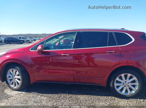 LRBFXFSX4HD072244 2017 BUICK ENVISION Red 360 interior view