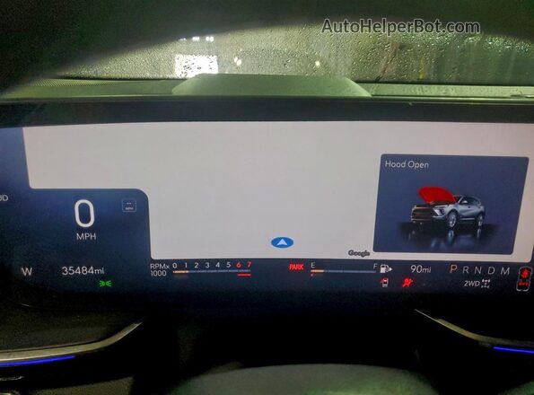 LRBFZME49RD052587 2024 BUICK ENVISION Белый Вид щитка приборов