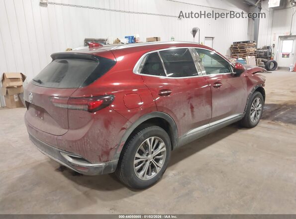 LRBFZMR41PD210668 2023 BUICK ENVISION Red Trasero derecho