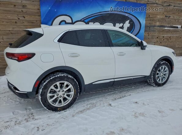 LRBFZMR46MD025673 2021 BUICK ENVISION Белый Задняя правая четверть