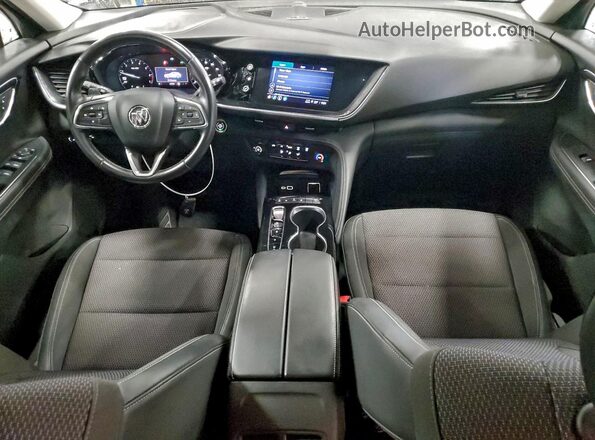 LRBFZMR46MD025673 2021 BUICK ENVISION Белый Вид панели приборов