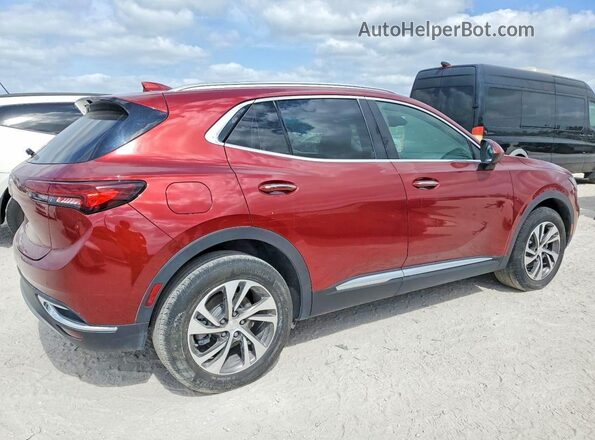 LRBFZNR40MD103919 2021 BUICK ENVISION Red Trasero derecho