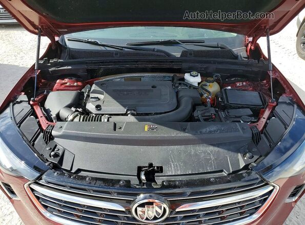 LRBFZNR40MD103919 2021 BUICK ENVISION Red Vista del compartimento del motor