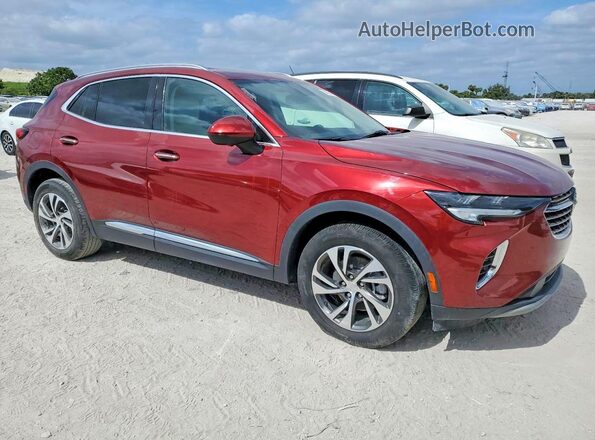 LRBFZNR40MD103919 2021 BUICK ENVISION Red Delantero derecho