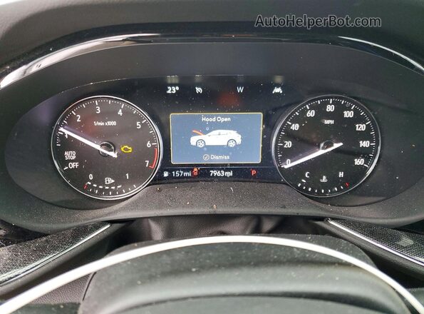 LRBFZNR43PD076638 2023 BUICK ENVISION Blue Widok zestawu wskaźników