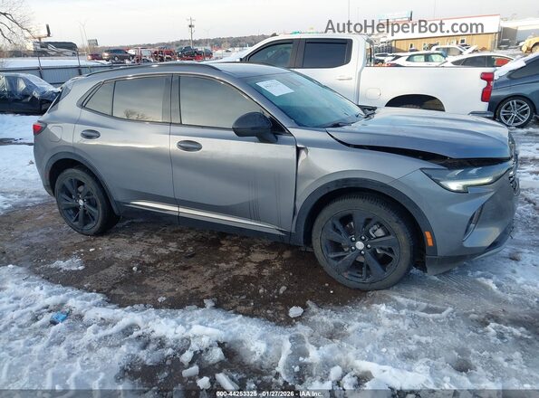 LRBFZNR45MD089273 2021 BUICK ENVISION Silver უკანა სალონის ხედი