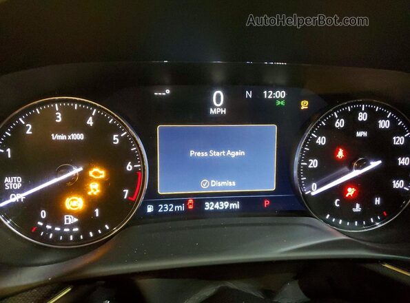 LRBFZNR46MD142482 2021 BUICK ENVISION Красный Вид щитка приборов