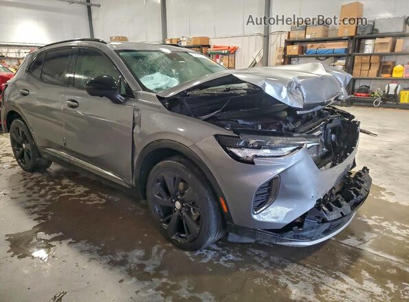 LRBFZNR47MD166838 2021 BUICK ENVISION Gray Առջևի աջ