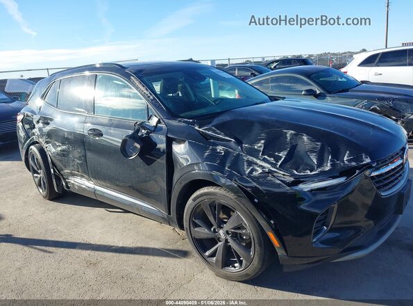 LRBFZNR47PD060829 2023 BUICK ENVISION Black Вид задньої частини салону