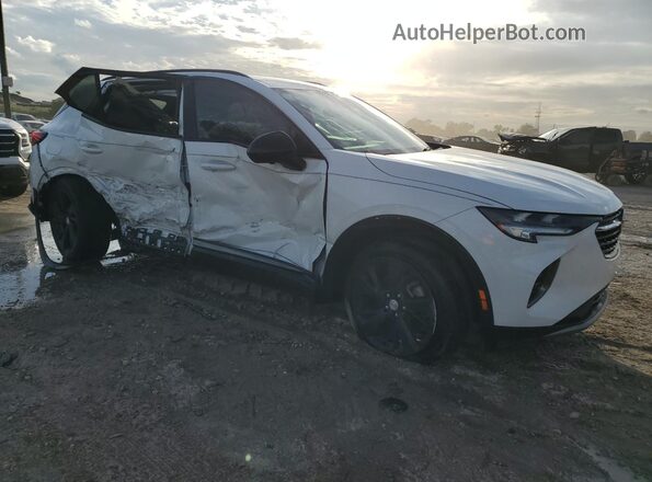 LRBFZNR48MD057269 2021 BUICK ENVISION Белый Передняя правая четверть