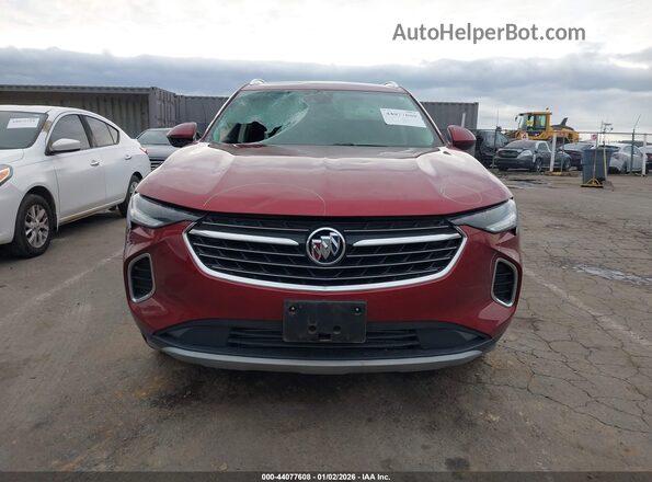 LRBFZNR48PD062072 2023 BUICK ENVISION Red ხელსაწყოთა პანელის ხედი