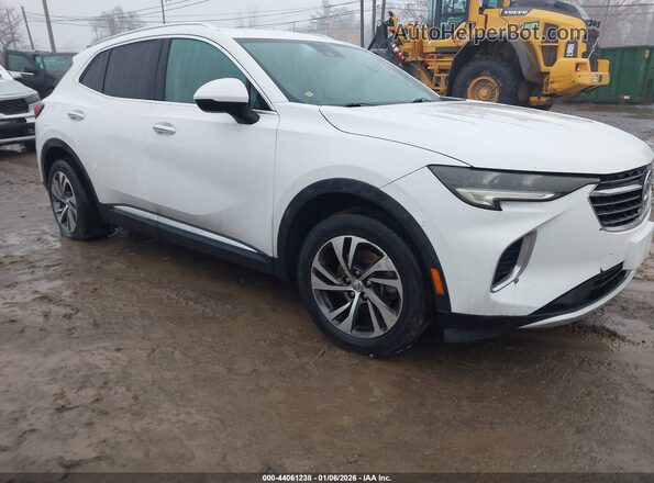 LRBFZNR49ND027571 2022 BUICK ENVISION Белый Передняя правая четверть