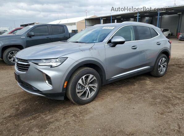 LRBFZPR40PD041020 2023 BUICK ENVISION Gray Vista tres cuartos delantera izquierda