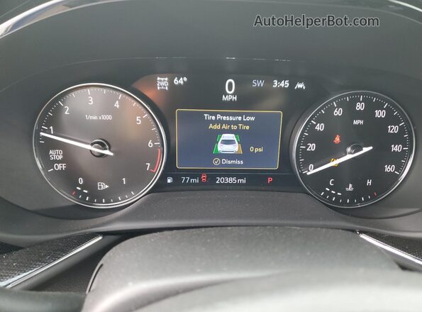 LRBFZPR40PD041020 2023 BUICK ENVISION Gray Vista del cuadro de instrumentos