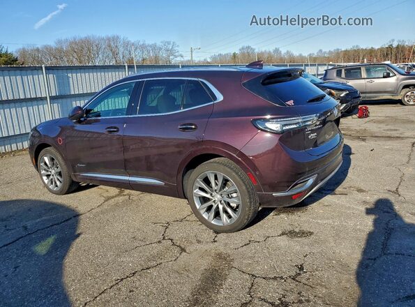 LRBFZSR41MD123059 2021 BUICK ENVISION Maroon უკანა მარცხენა