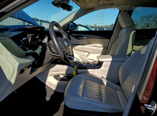 LRBFZSR41MD123059 2021 BUICK ENVISION Maroon წინა სალონის ხედი
