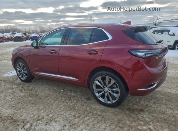 LRBFZSR45MD057955 2021 BUICK ENVISION Burgundy Հետևի ձախ