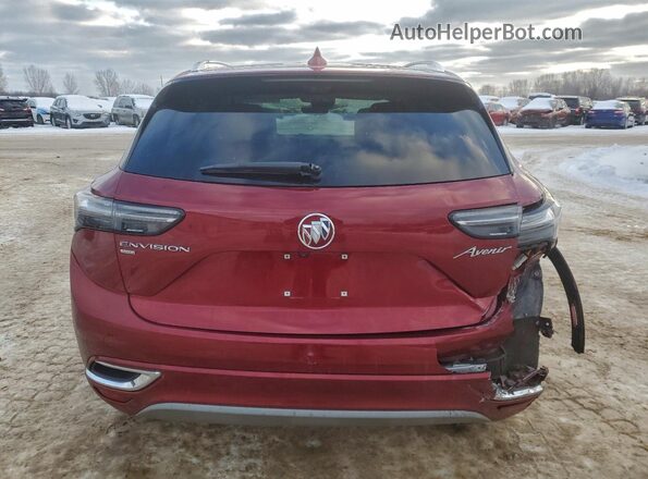 LRBFZSR45MD057955 2021 BUICK ENVISION Burgundy Հետևի տեսք