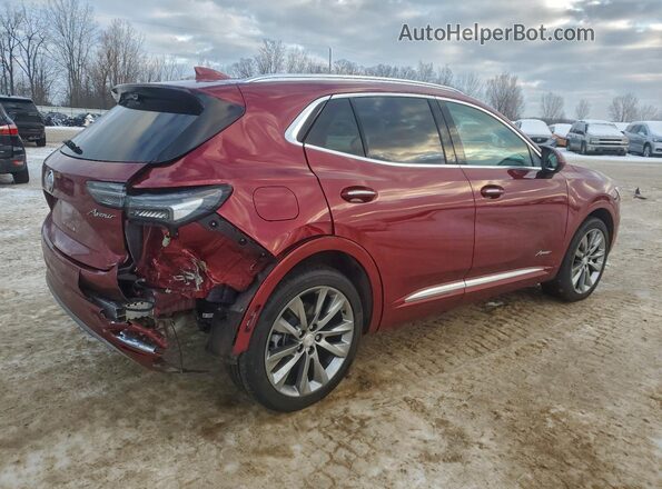 LRBFZSR45MD057955 2021 BUICK ENVISION Burgundy Հետևի աջ
