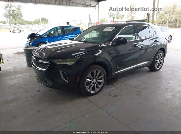 LRBFZSR48MD110843 2021 BUICK ENVISION Black Передня ліва чверть