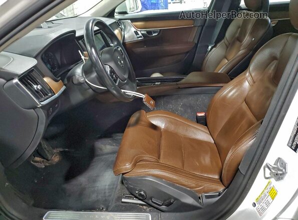 LVY992ML8JP007325 2018 VOLVO S90 Белый Вид салона спереди