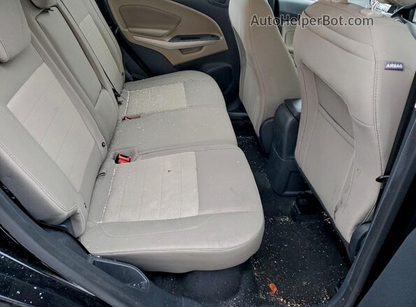 MAJ3P1RE5JC242236 2018 FORD ECOSPORT Black Вид задньої частини салону
