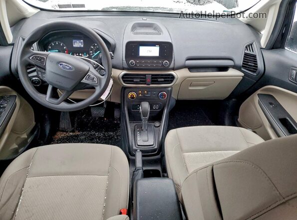 MAJ3P1RE5JC242236 2018 FORD ECOSPORT Black Вид панелі приладів